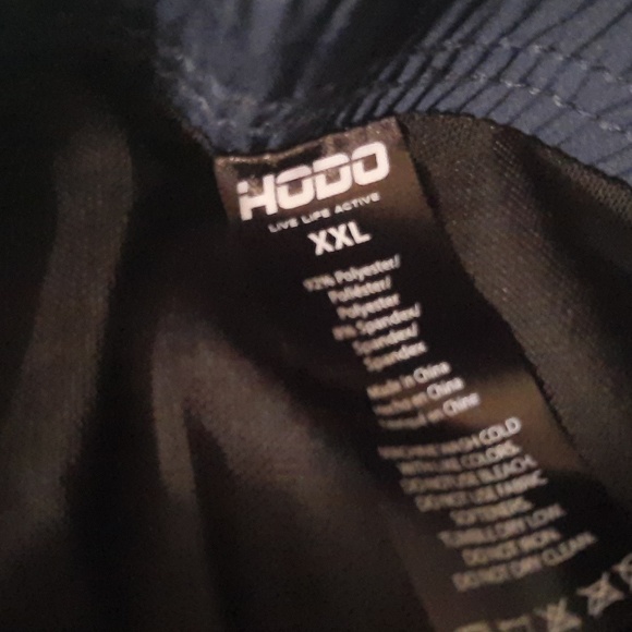 Men's HODO lined swim trunks 2XL Navy Blue - Picture 2 of 7